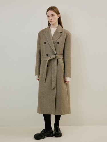 Wool Classic Notched Maxi Coat [] - Rosefrantz - Modalova