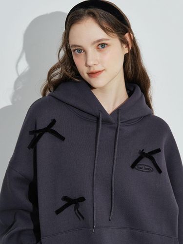 Velvet Ribbon Premium Hoodie [] - Rosefrantz - Modalova