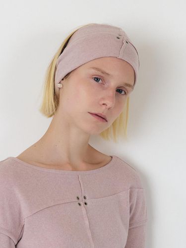 Signature Eyelet Soft Wool Hair Band [Pink] - SEALOT - Modalova