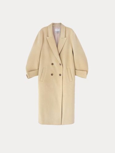 Oversized Wool Blend Mac Coat [Buttery Yellow] - BOL - Modalova