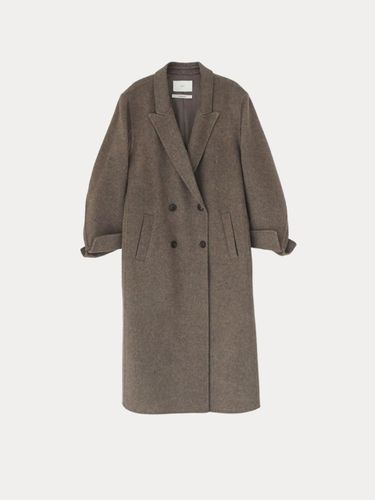 Herringbone Oversized Wool Blend Coat - BOL - Modalova