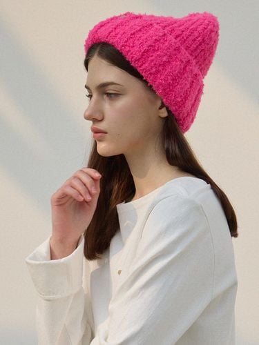 Boucle Viscose One-Size Beanie - LE STUDIO - Modalova