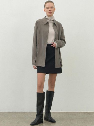 Warm Touch Logo A-line Mini Skirt (SK-5012) - Atelier Nain - Modalova