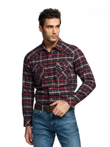 Western Fleece-Lined Cotton Shirt (HOF117) - CQR - Modalova