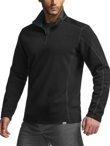 Quarter-zip Thermal Grid Fleece Sweater (HKZ301) - CQR - Modalova