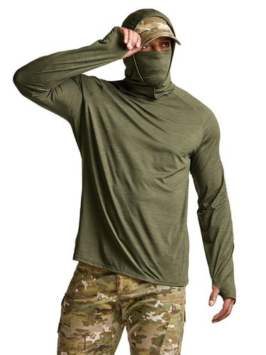 UV Protection Cooling Quick-Dry Long Sleeve Hooded T-Shirt (TOL604) - CQR - Modalova