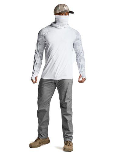 UV Protection Cooling Quick-Dry Hooded Long Sleeve T-Shirt (TOL605) - CQR - Modalova