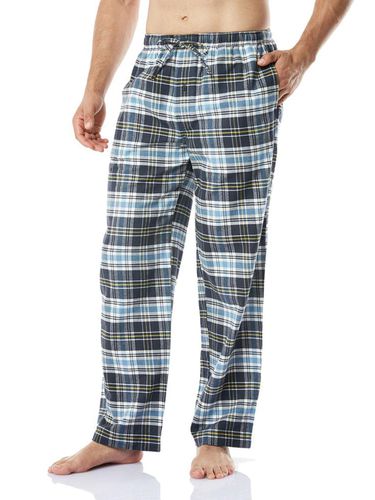 Cotton Checkered Relaxed Fit Pajama Pants (HPJ100) - CQR - Modalova