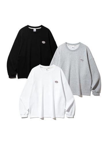 Pack Overfit Long Sleeve Patch Logo T-Shirt - alvinclo - Modalova