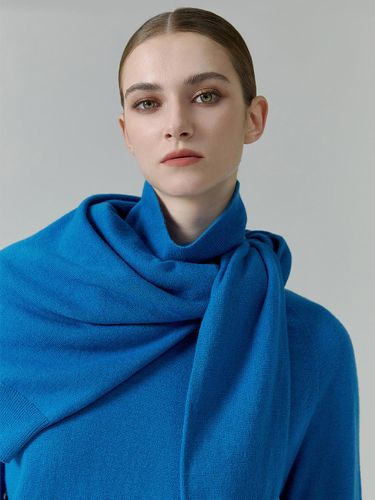 Whole Garment Premium Wool Turtleneck Knit [Blue] - NUMERO SETTE - Modalova