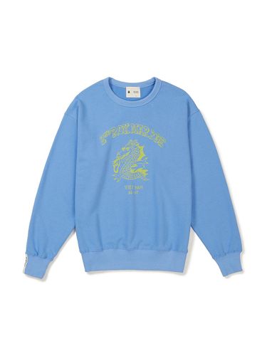 Heritage Military Cotton Standard Fit Sweatshirt [Blue] - ARCHI’S ARCHIS - Modalova