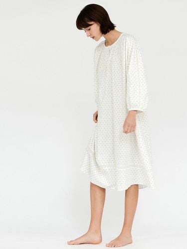 Cozy Relaxed Cotton Lace Trim Pajama - KOZNOK - Modalova