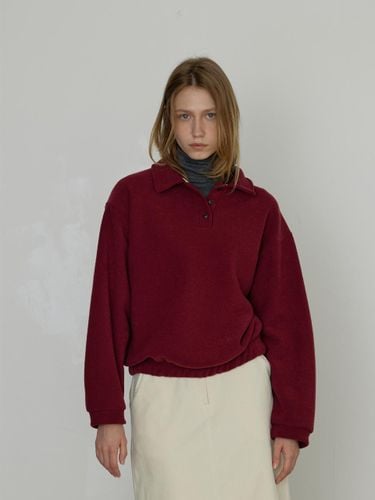 Terry Fleece Half-Open Collar Sweatshirt - But’ton - Modalova