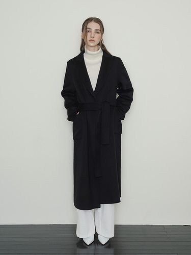 Cashmere Belted Handcrafted Coat [] - sisterhood - Modalova