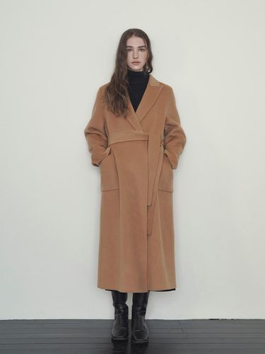 Cashmere Belted Handcrafted Coat [] - sisterhood - Modalova