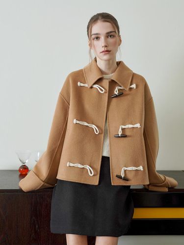 Toggle Merino Wool Duffle Coat [] - sisterhood - Modalova