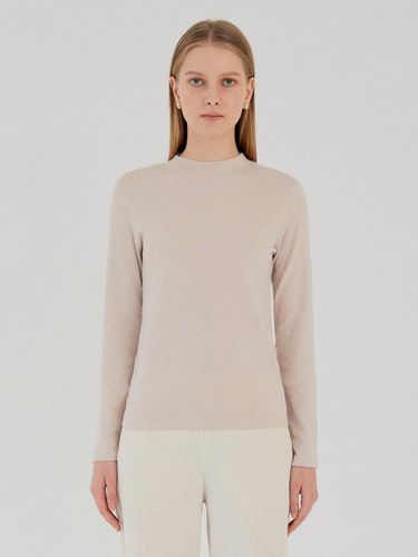 High Crew Neck Top [Beige] - BENEATER - Modalova