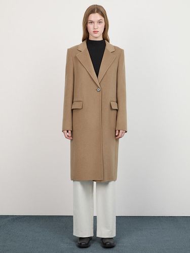 Wool Cashmere Handmade Long Coat (AWHCTO41070) - SISTINA - Modalova