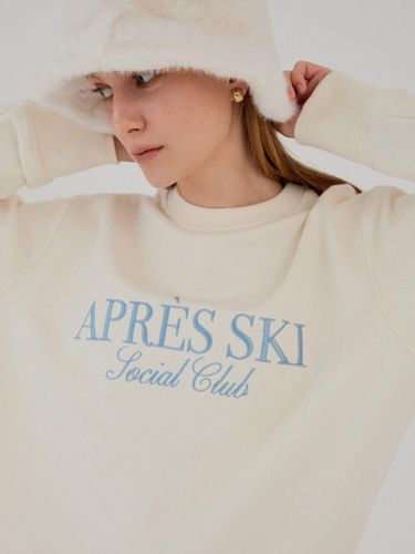 Cotton Oversized Apres Ski Sweatshirt [Beige] - BENEATER - Modalova