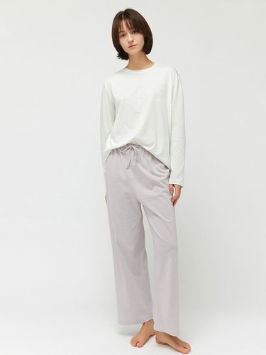 Cozy Sheer Cotton Relaxed Fit Pajama Pants [] - KOZNOK - Modalova