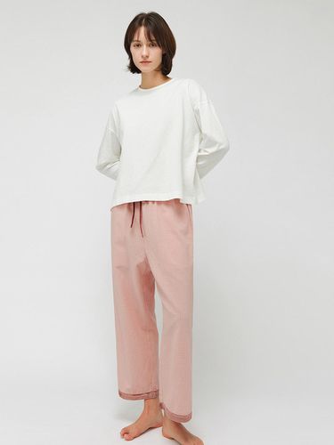 Cozy Check Velvet Cotton Pajama Pants - KOZNOK - Modalova