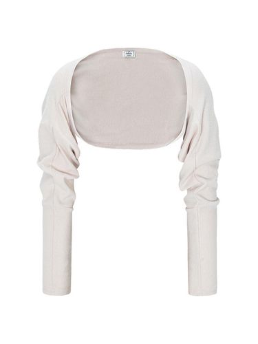 Soft Knit Embroidered Bolero [PINK] - bellialeu - Modalova