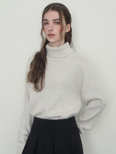 Fur Wool Turtleneck Knit [] - sisterhood - Modalova