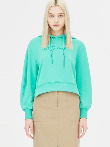 Tom Burton Cropped Relaxed Fit Hoodie T-shirt (SATS08411GN) - Sisley - Modalova