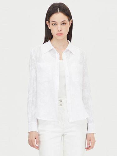 Birkin Burnout Lace Cotton Blouse [Beige] (SAWS31431) - Sisley - Modalova