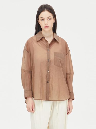 Origin Sheer Lightweight Nylon Blouse [BR] (SAWS44431) - Sisley - Modalova