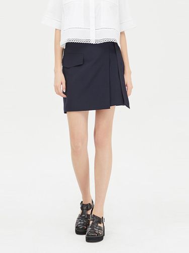 Garden Party Wrap Adjustable Buckle Mini Skirt (SASK37431DN) - Sisley - Modalova