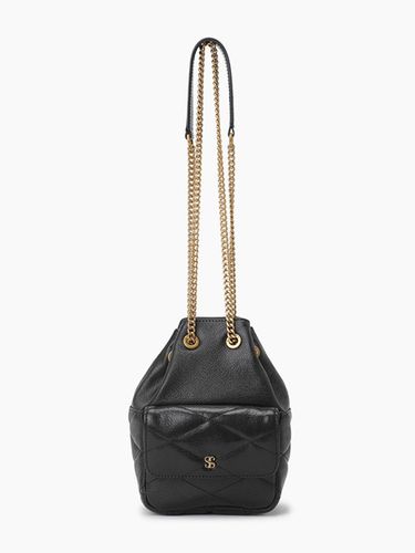 Quilted Chain Mini Bucket Bag [Black] (SCBG03411BK) - Sisley - Modalova