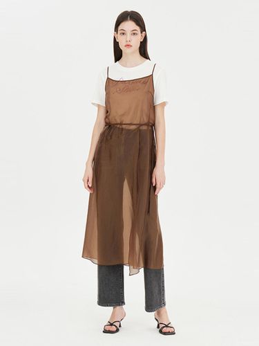 Layered Sheer Nylon Slip Dress [BR] (SAOP04441) - Sisley - Modalova