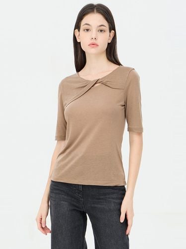 Twist Tencel Jersey T-shirt (SATS05441ED) - Sisley - Modalova