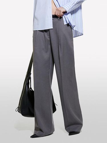 Straight Fit Pleated Lyocell Cotton Slacks (4TKDLF05TDG) - Sisley - Modalova