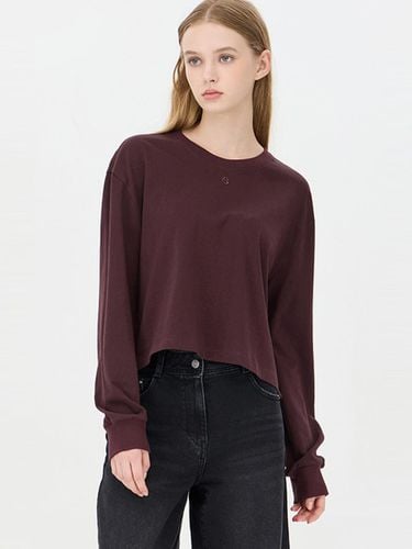 Fur Jersey Crop Long Sleeve T-shirt (SATS12441WI) - Sisley - Modalova