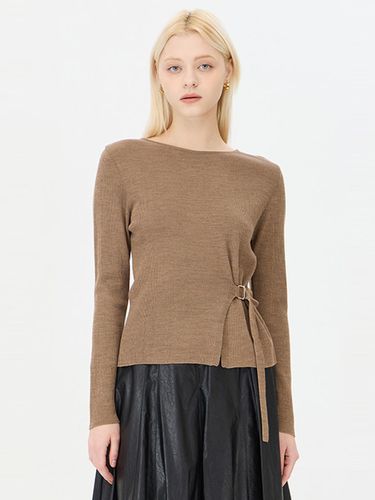 D-Ring String Wool Blend Pullover (SAKP13441MW) - Sisley - Modalova