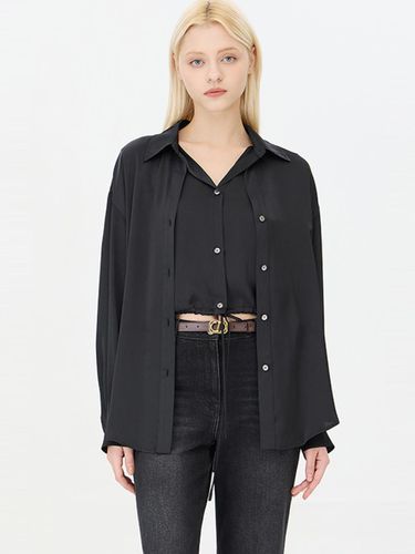 Layered String Polyester Blouse (SAWS03441BK) - Sisley - Modalova