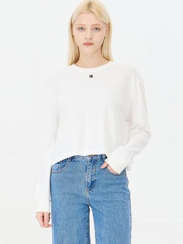 Fur Jersey Crop Long Sleeve T-shirt (SATS12441WH) - Sisley - Modalova