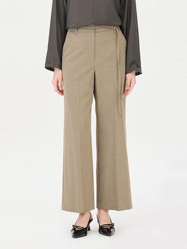 Lehmann Banding Wide Leg Regular Fit Pants (SAPT32461ME) - Sisley - Modalova