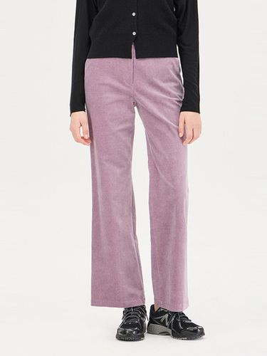 Bootcut Cotton Blend Corduroy Pants (SAPT35461VO) - Sisley - Modalova