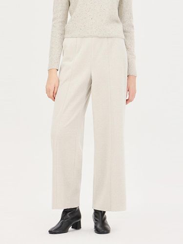 Cut Line Banding Fleece Jersey Pants (SAPT42461BG) - Sisley - Modalova