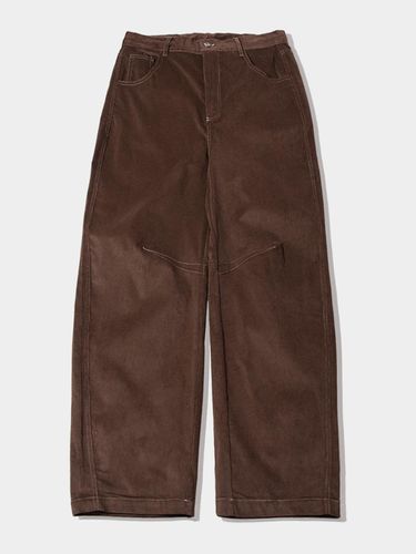 Balloon Wide Corduroy Stitch Point Pants [] - SOMEPLACE - Modalova