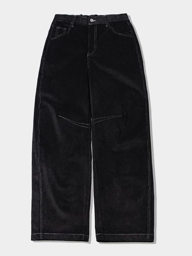 Balloon Wide Corduroy Stitch Point Pants [] - SOMEPLACE - Modalova