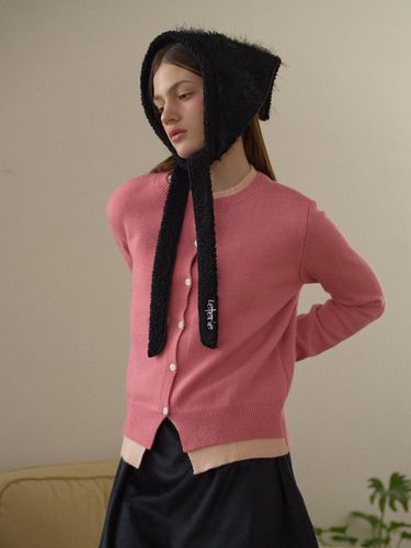 Terry Rose Lace Adjustable Bonnet [Black] - leterie - Modalova