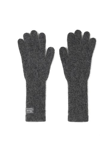 Faux Fur Wool Stretchy Gloves [] - THINK PLANT - Modalova