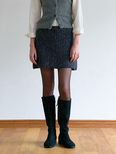 Alpaca Wool A-line Mini Skirt [] - THINK PLANT - Modalova