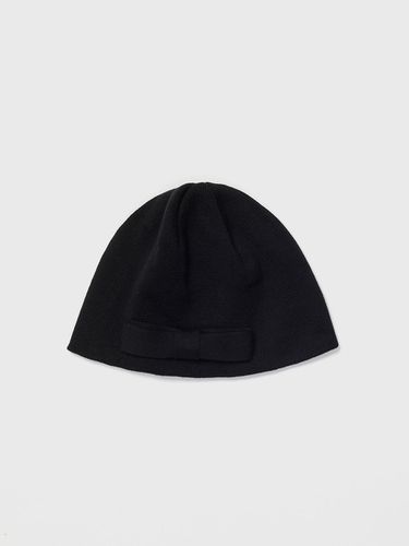 Soft Cotton Bow Beanie [Black] - REALITY FICTION - Modalova