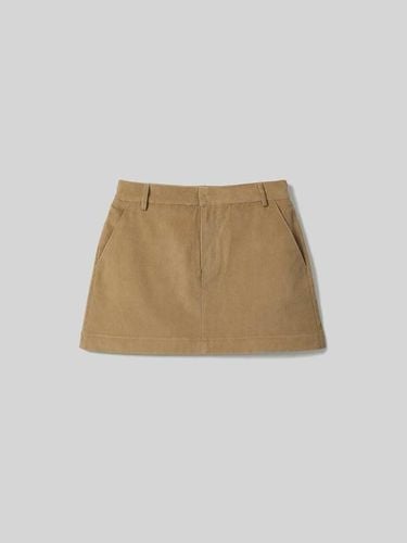 Cotton Corduroy Mini Skirt [Beige] - Studio Salt - Modalova