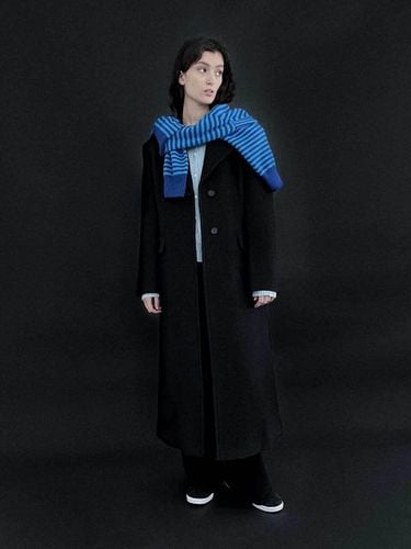 Single-breasted Wool-blend Long Coat [] - Studio Salt - Modalova